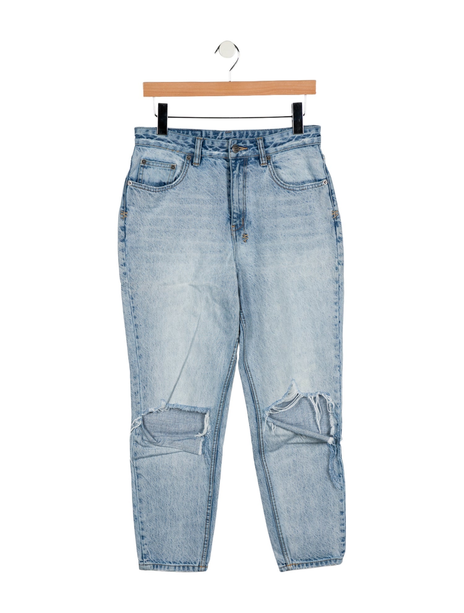 Ksubi High-Rise Straight Leg Jeans