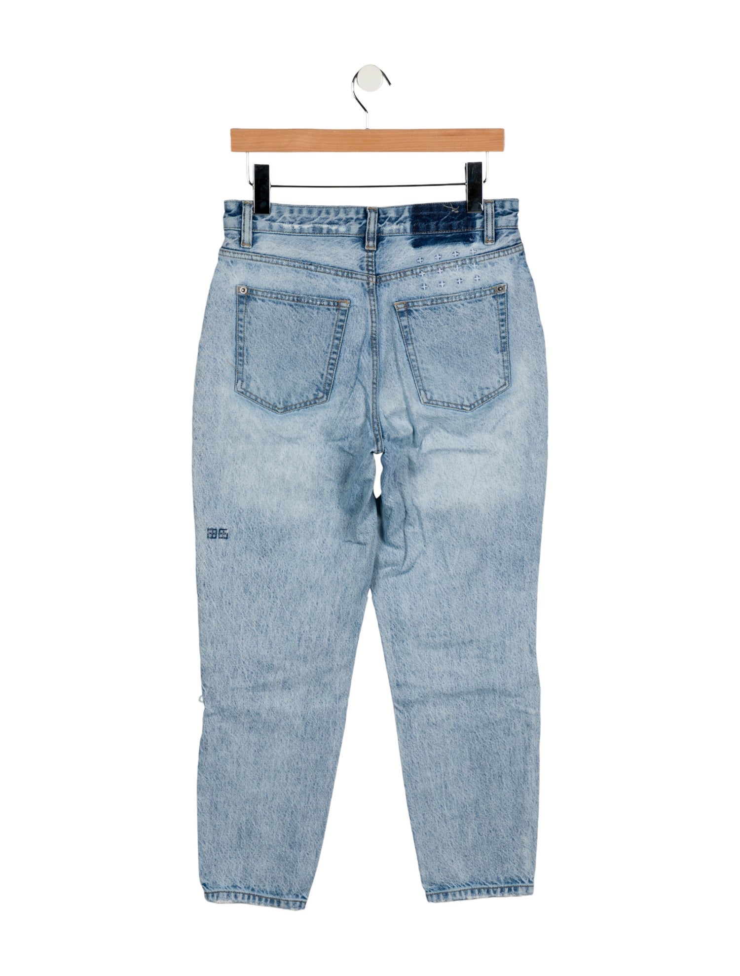 Ksubi High-Rise Straight Leg Jeans