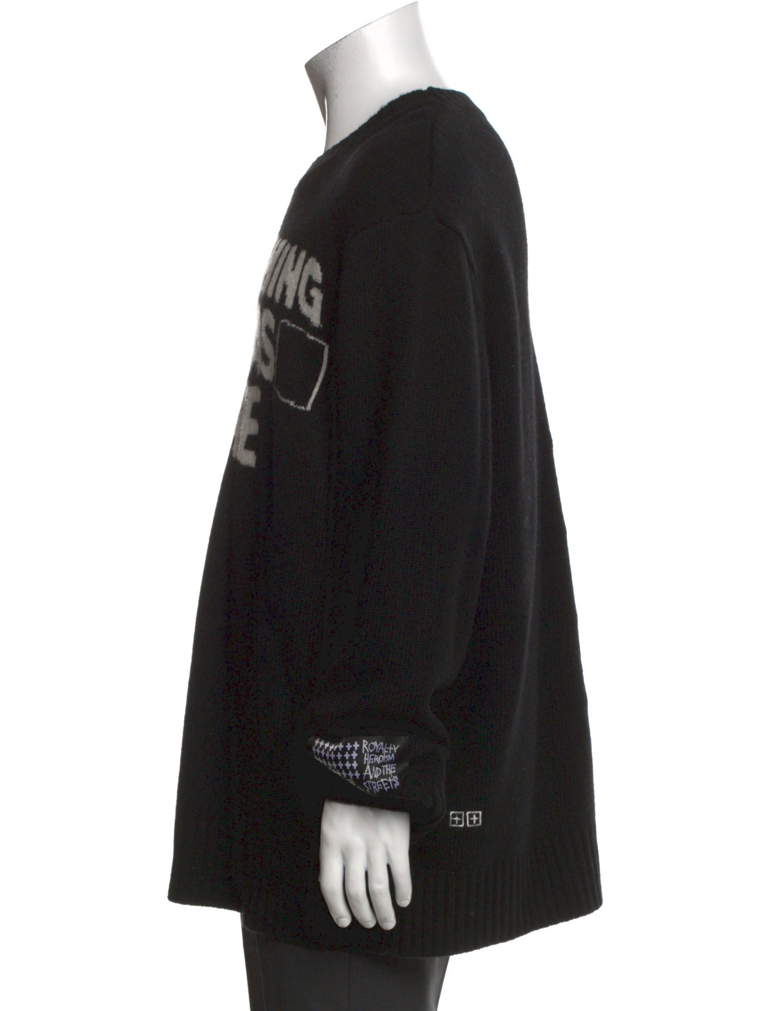 Ksubi Lambswool Graphic Print Pullover