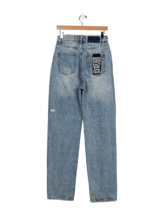 Ksubi High-Rise Straight Leg Jeans