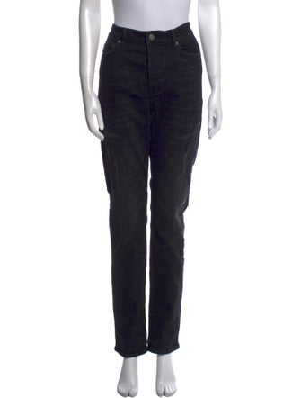 Ksubi Mid-Rise Straight Leg Jeans
