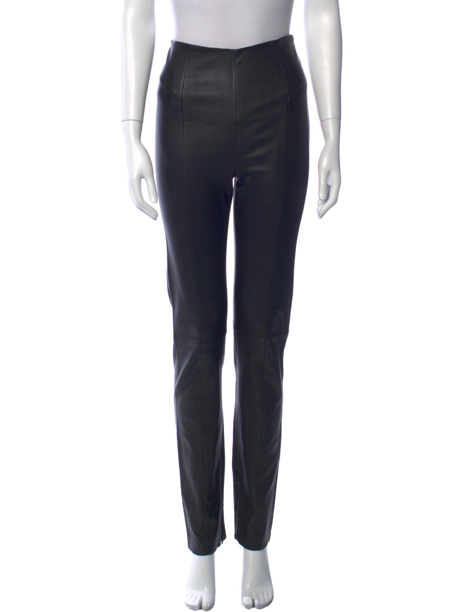 Ksubi Lamb Leather Straight Leg Pants