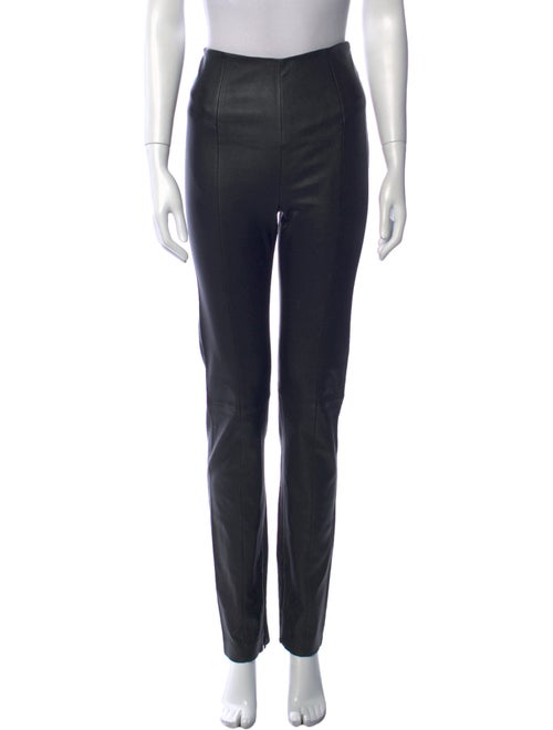 Ksubi Lamb Leather Straight Leg Pants