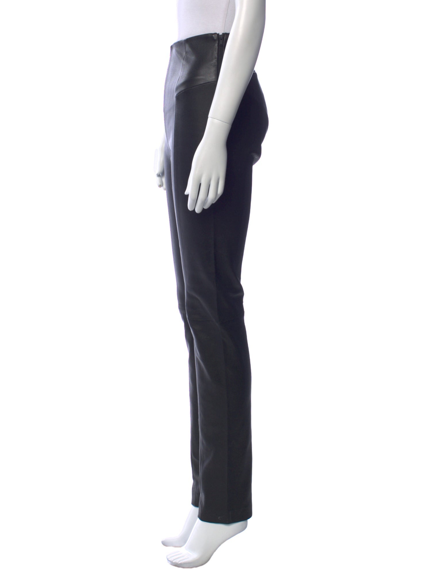 Ksubi Lamb Leather Straight Leg Pants