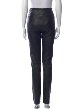 Ksubi Lamb Leather Straight Leg Pants