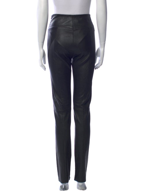 Ksubi Lamb Leather Straight Leg Pants