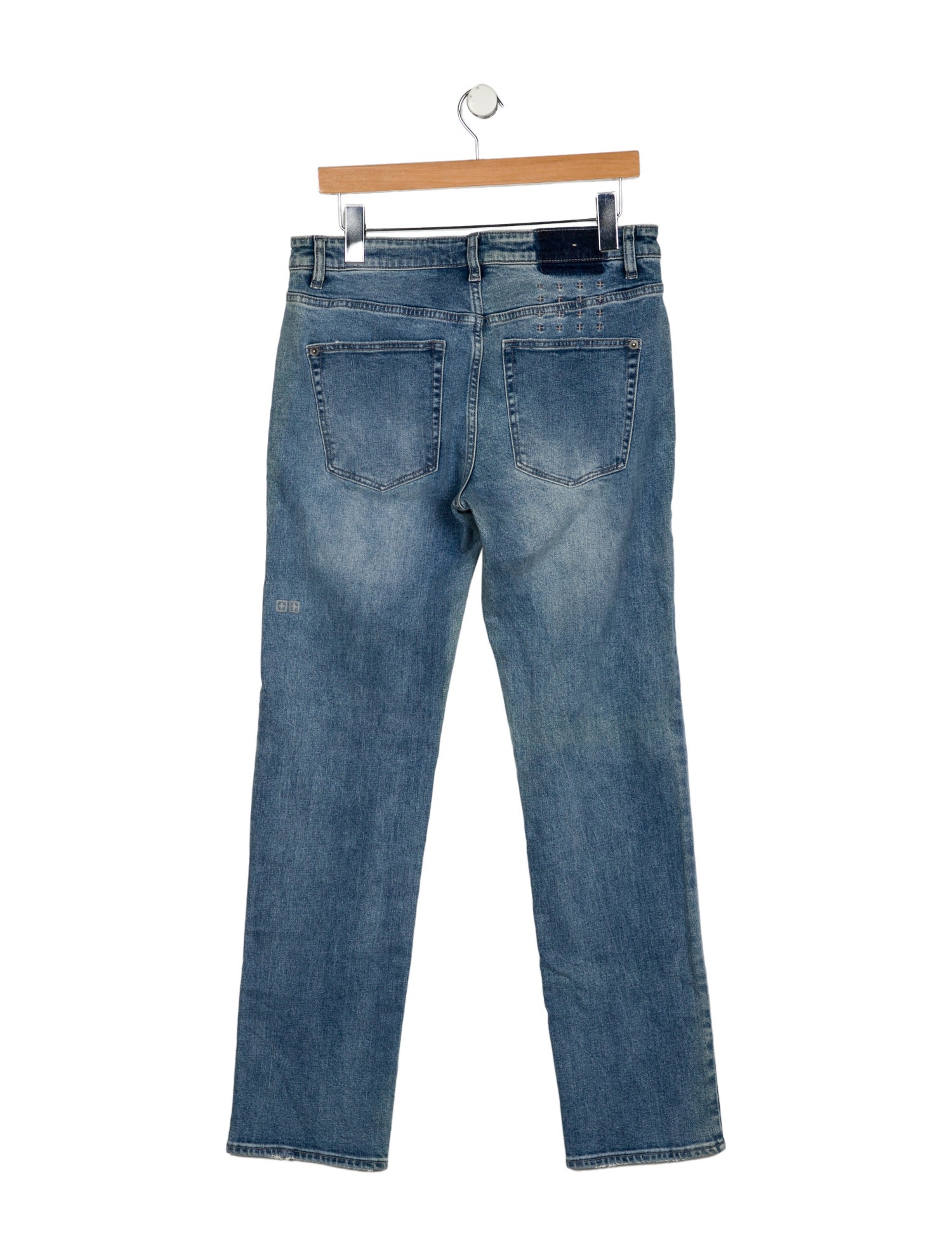 Ksubi Mid-Rise Straight Leg Jeans