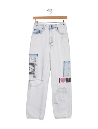 Ksubi High-Rise Straight Leg Jeans