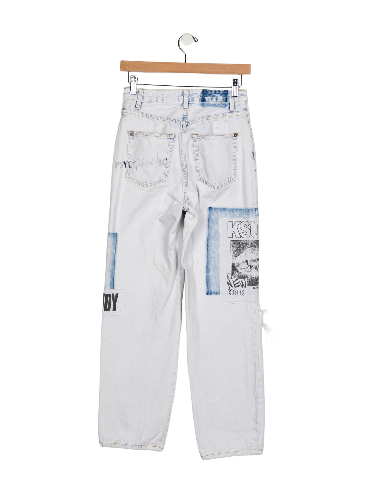 Ksubi High-Rise Straight Leg Jeans