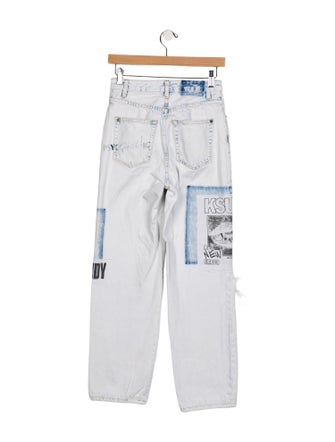 Ksubi High-Rise Straight Leg Jeans