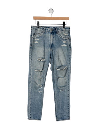 Ksubi Mid-Rise Straight Leg Jeans