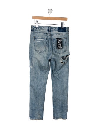Ksubi Mid-Rise Straight Leg Jeans