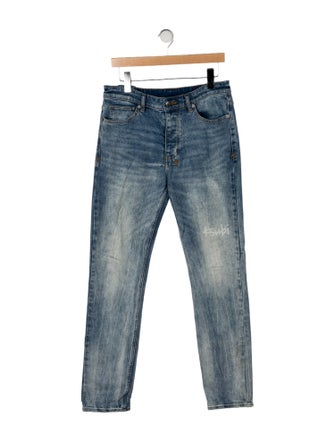 Ksubi Mid-Rise Straight Leg Jeans