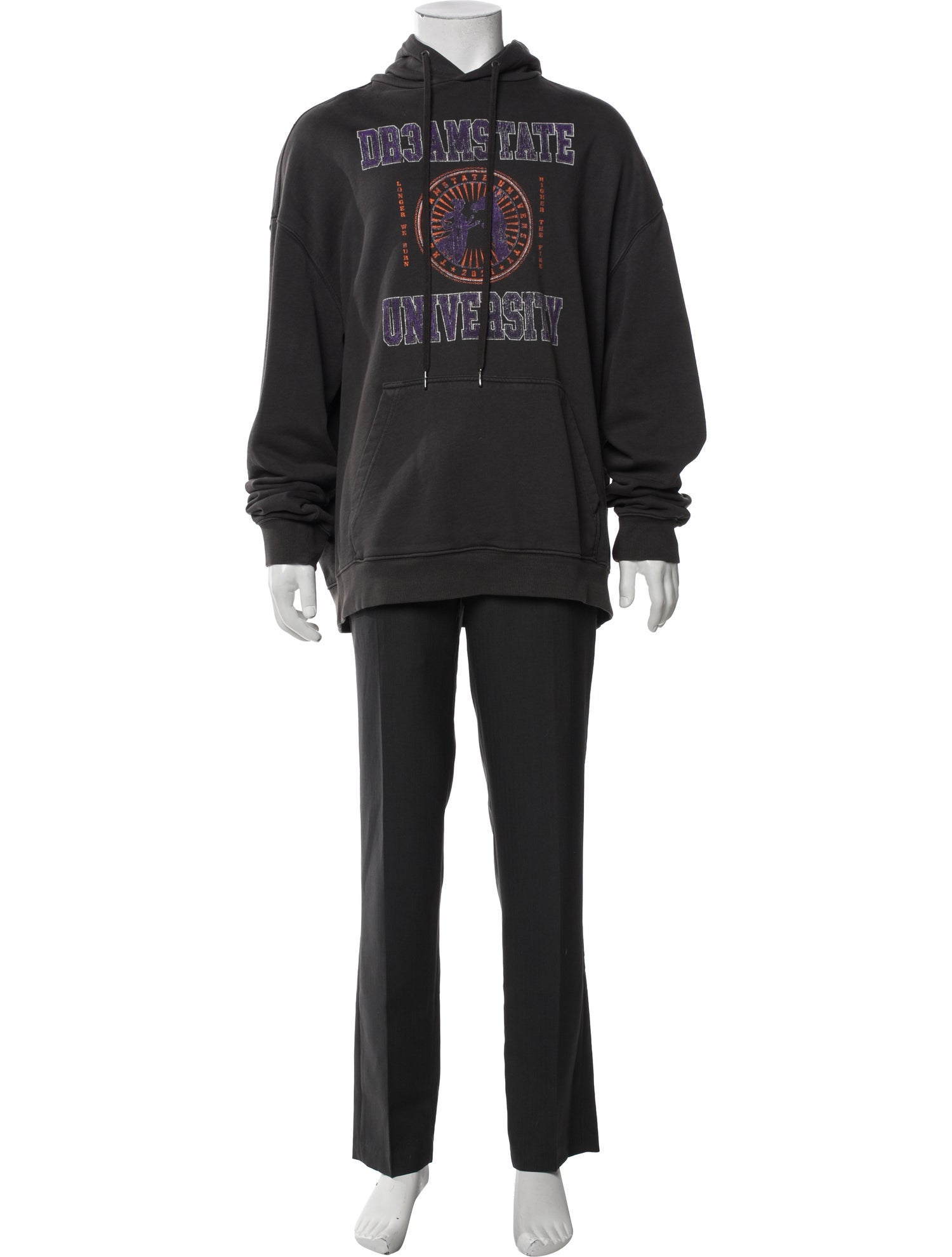 Ksubi Graphic Print Crew Neck Hoodie