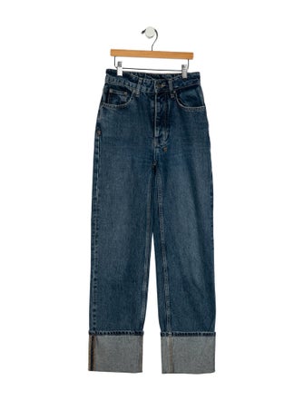 Ksubi High-Rise Straight Leg Jeans