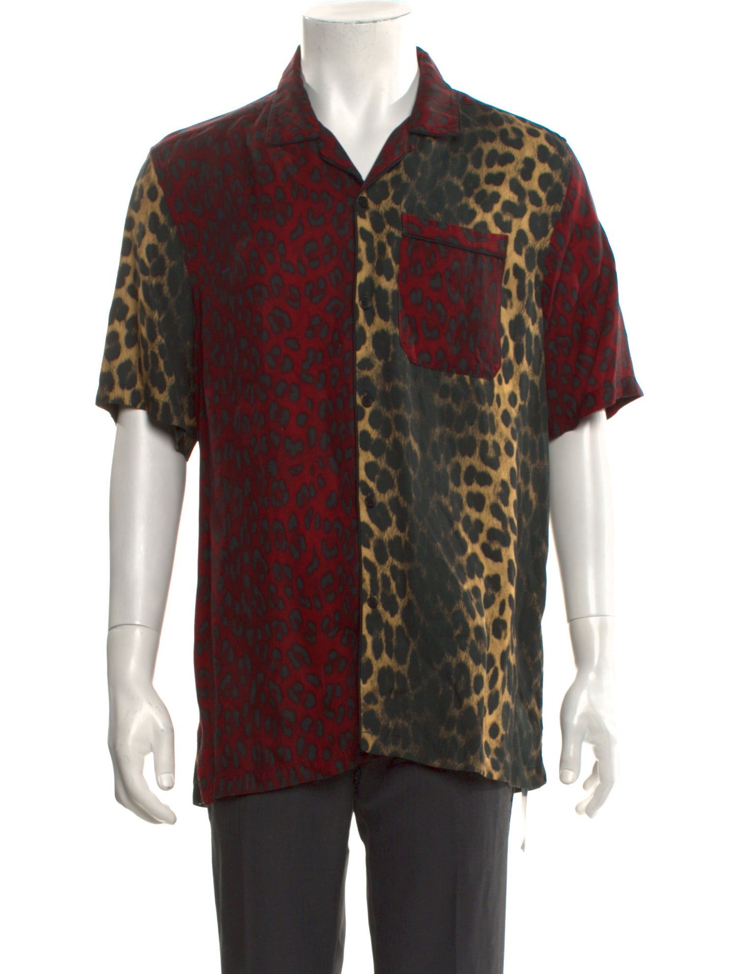 Ksubi Animal Print Short Sleeve Shirt