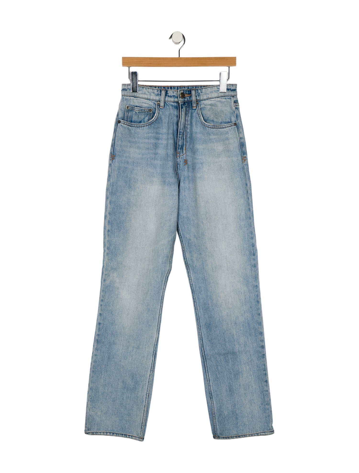 Ksubi High-Rise Straight Leg Jeans