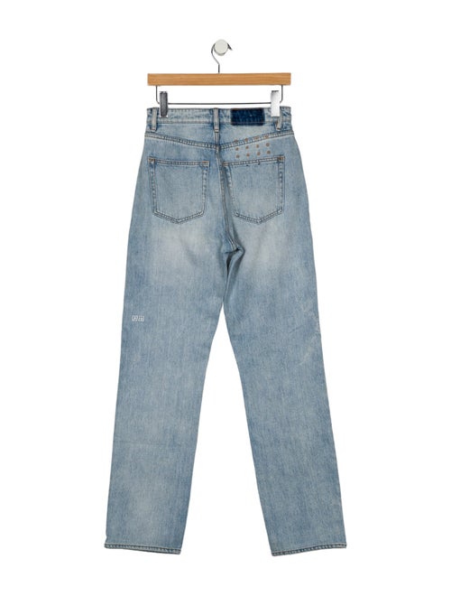 Ksubi High-Rise Straight Leg Jeans