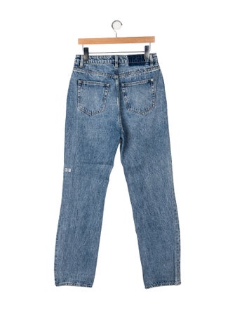 Ksubi High-Rise Straight Leg Jeans