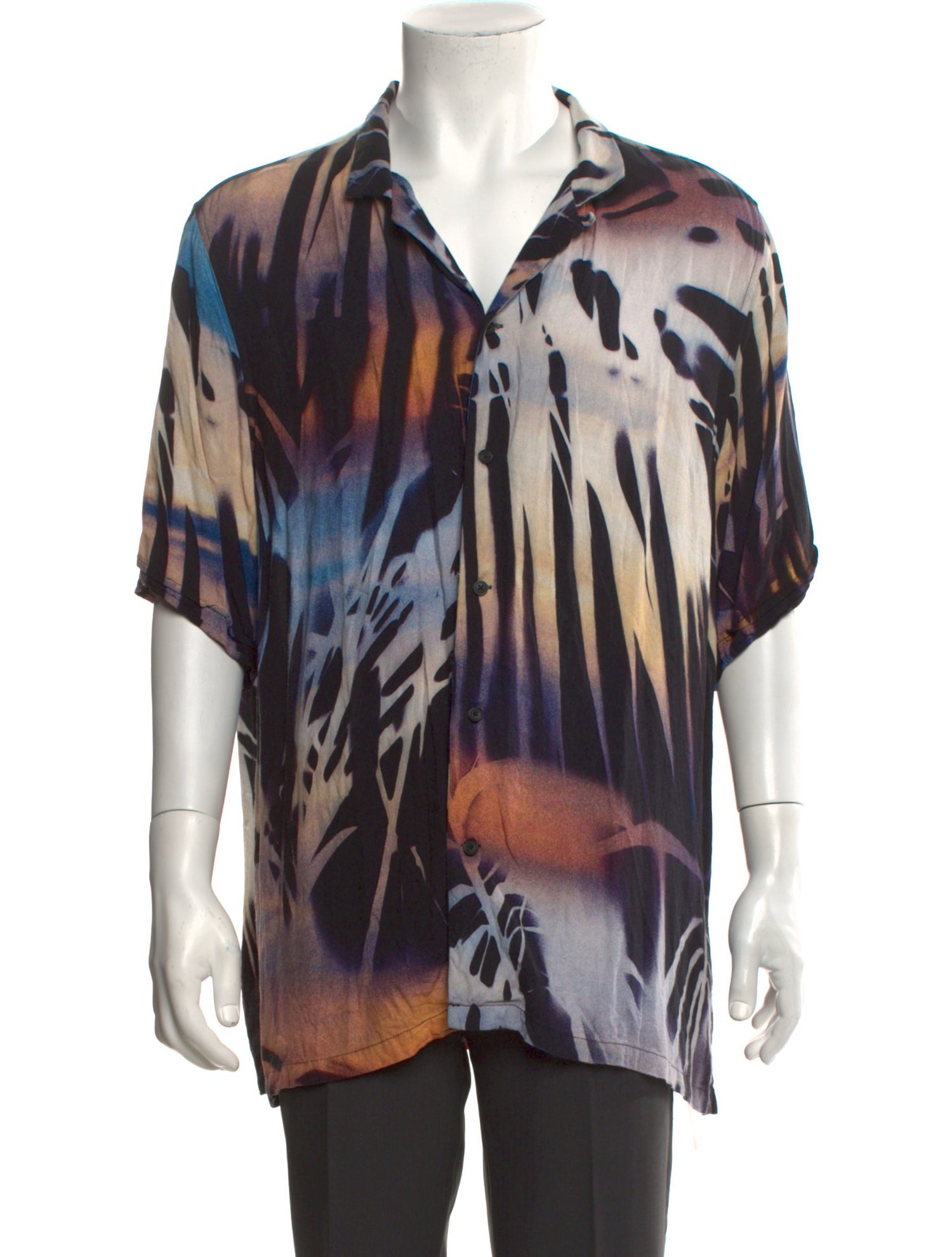 Ksubi Tie-Dye Print Short Sleeve Shirt