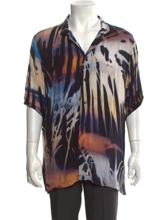 Ksubi Tie-Dye Print Short Sleeve Shirt