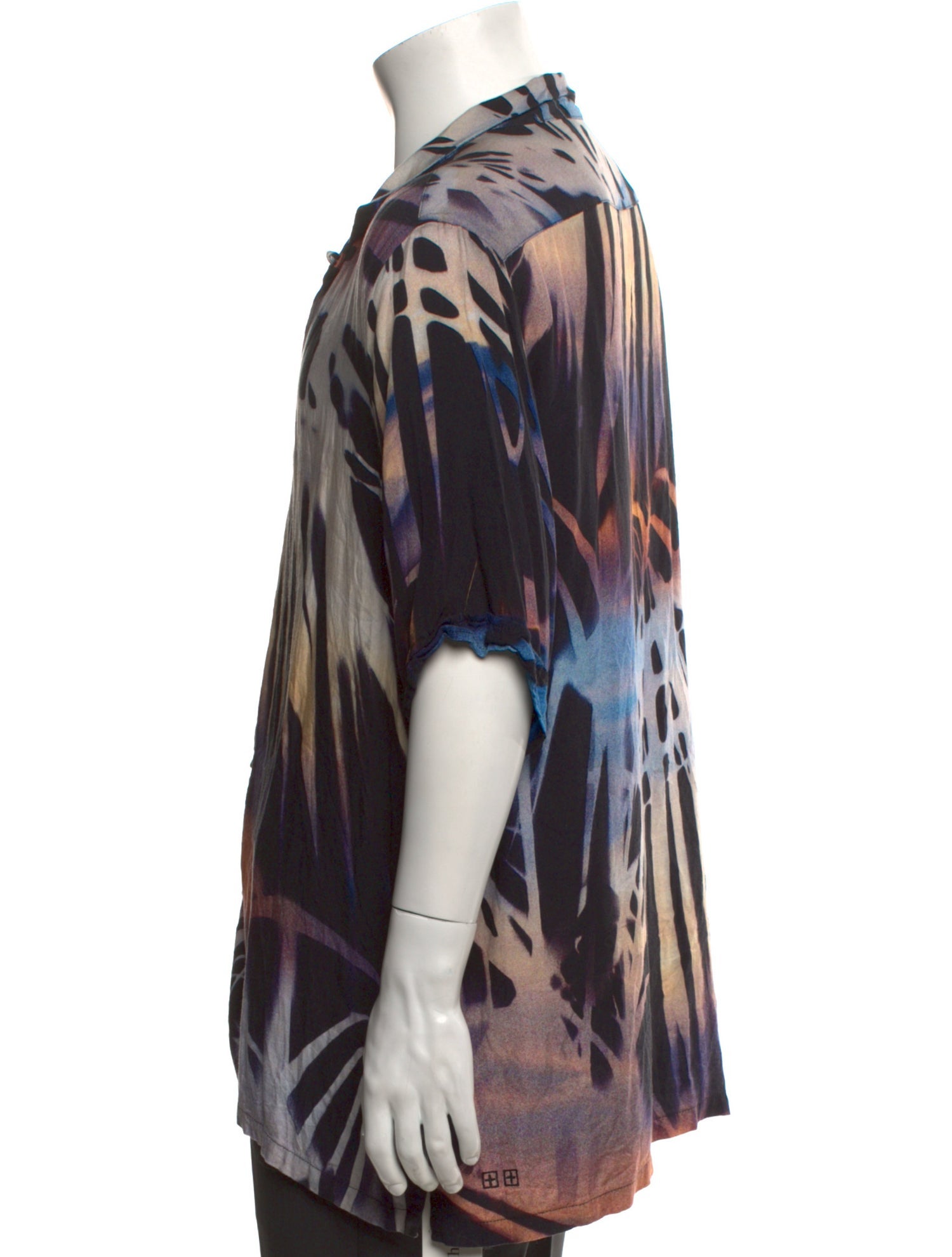 Ksubi Tie-Dye Print Short Sleeve Shirt