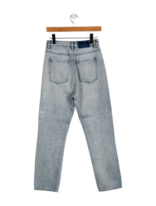 Ksubi High-Rise Straight Leg Jeans
