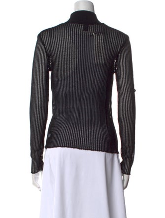 Ksubi Striped Turtleneck Top