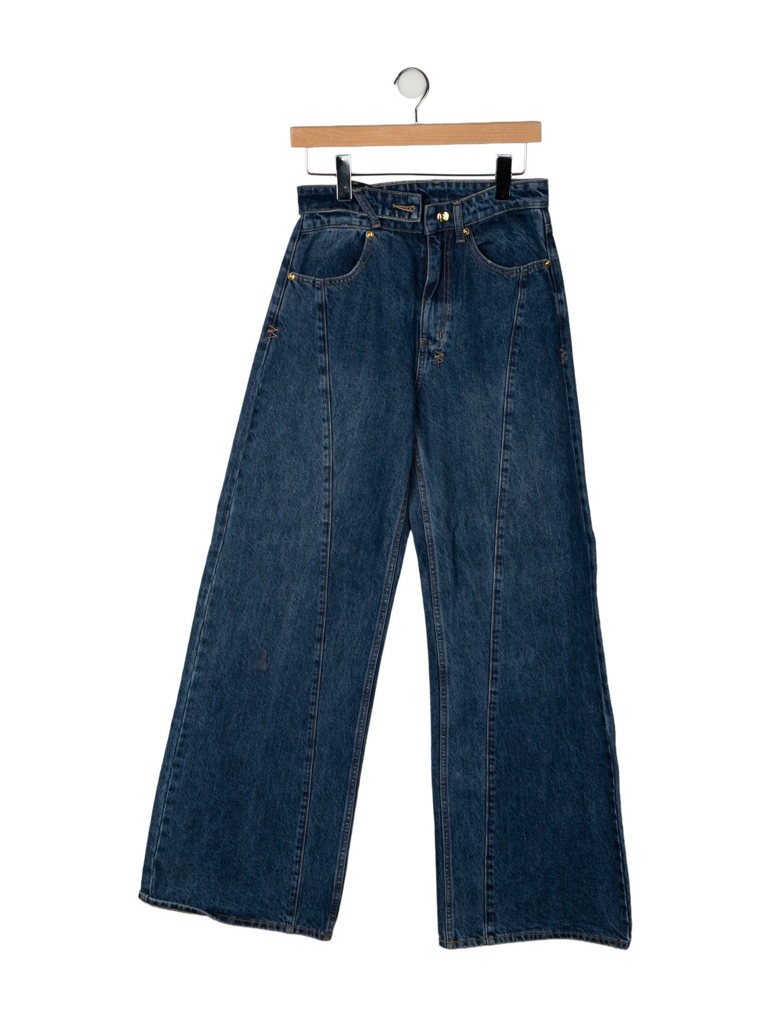 Ksubi High-Rise Wide Leg Jeans