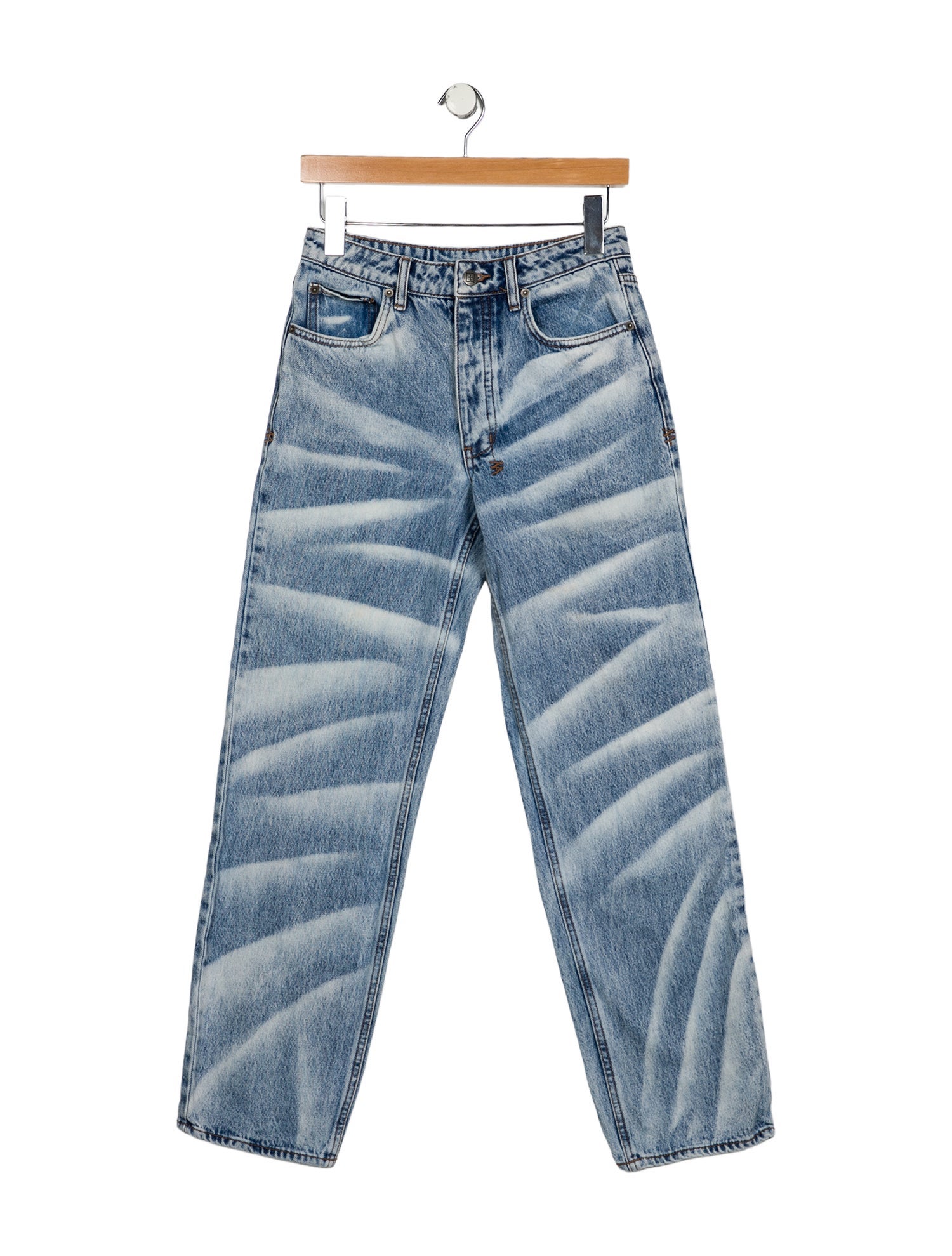 Ksubi Mid-Rise Straight Leg Jeans