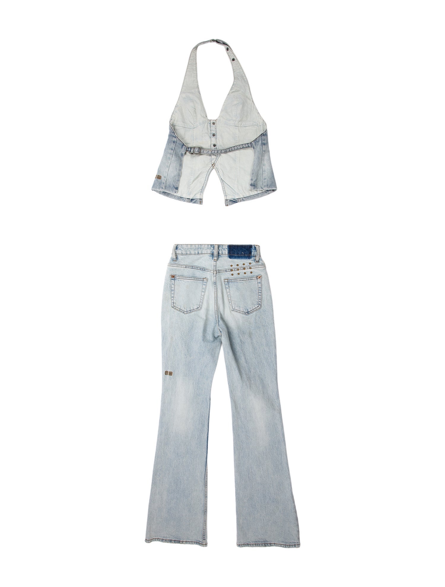 Ksubi Distressed Accents Pant Set