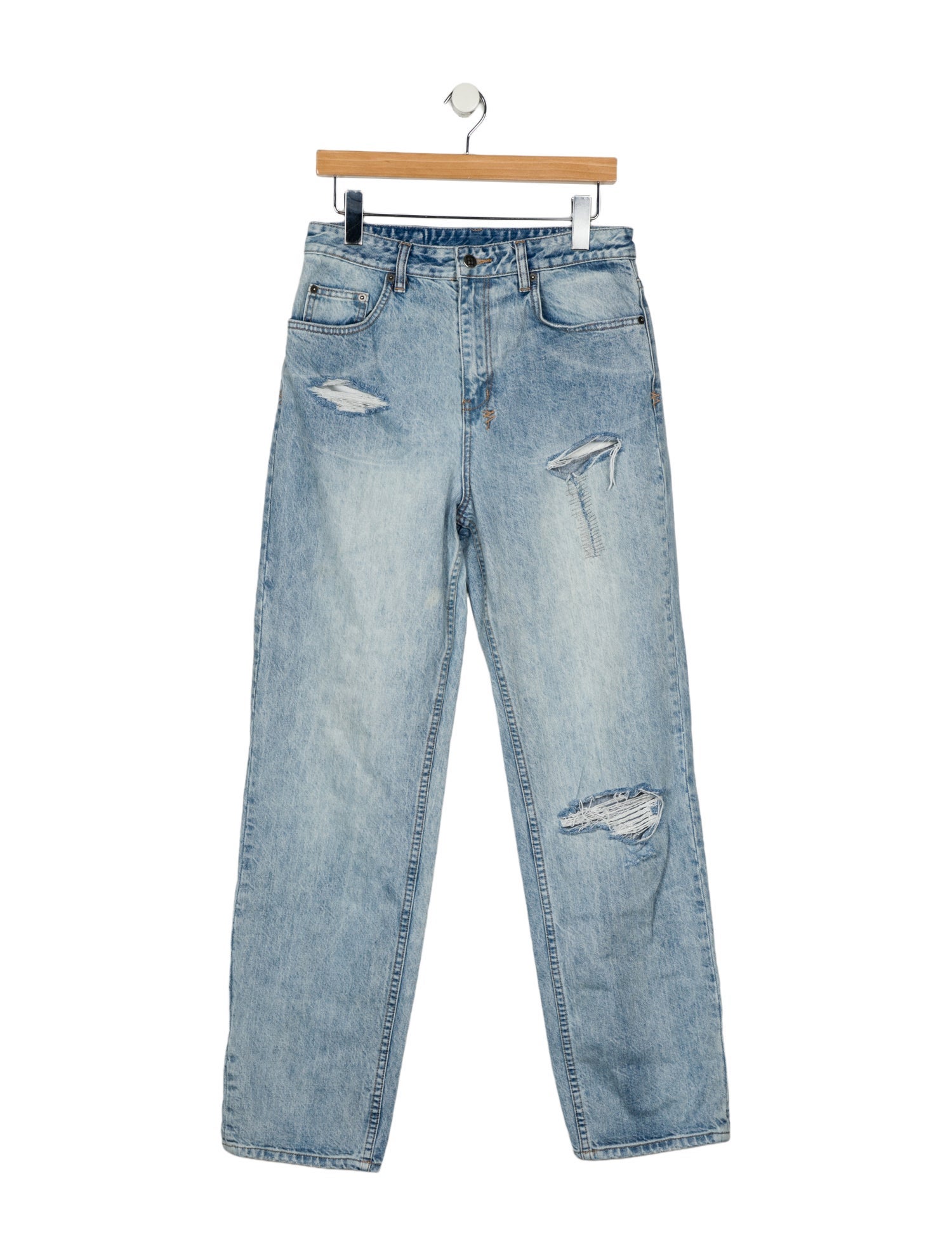 Ksubi High-Rise Straight Leg Jeans