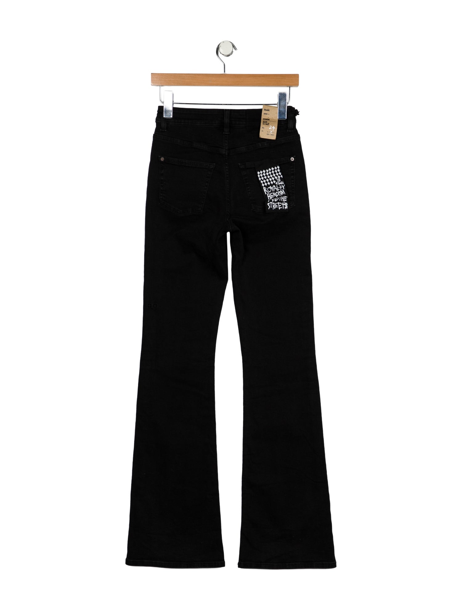 Ksubi Mid-Rise Wide Leg Jeans