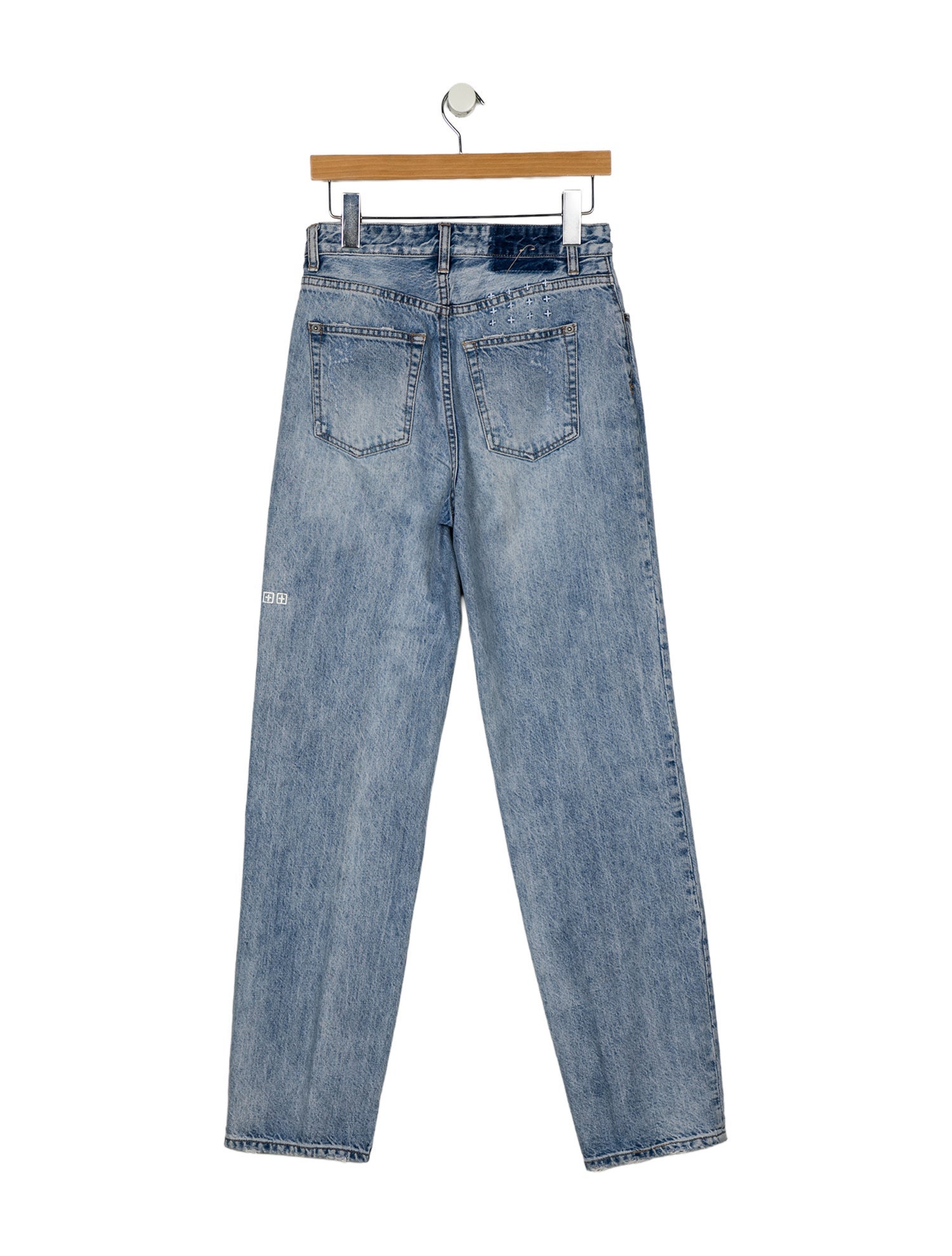 Ksubi High-Rise Straight Leg Jeans