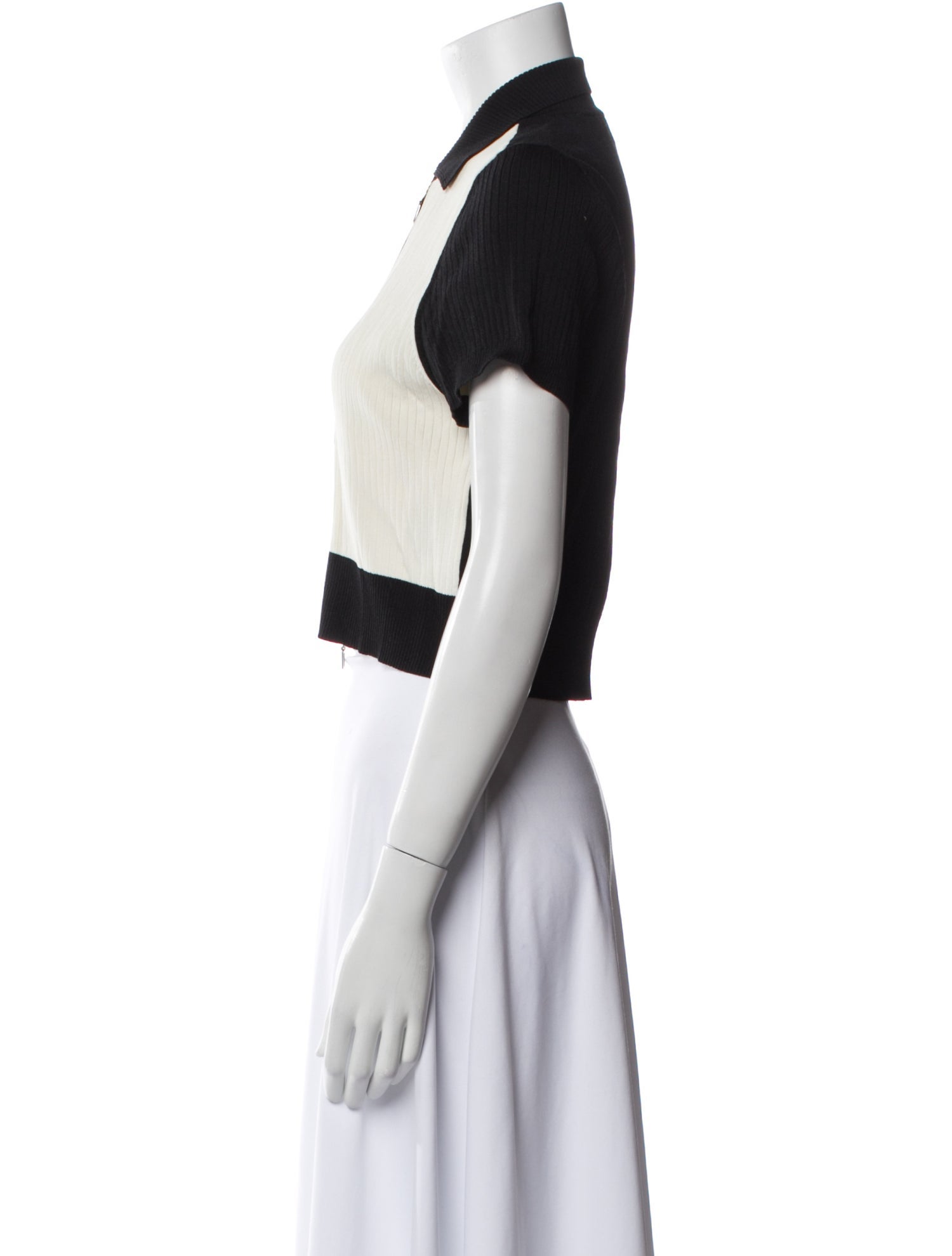 Ksubi Merino Wool Short Sleeve Crop Top