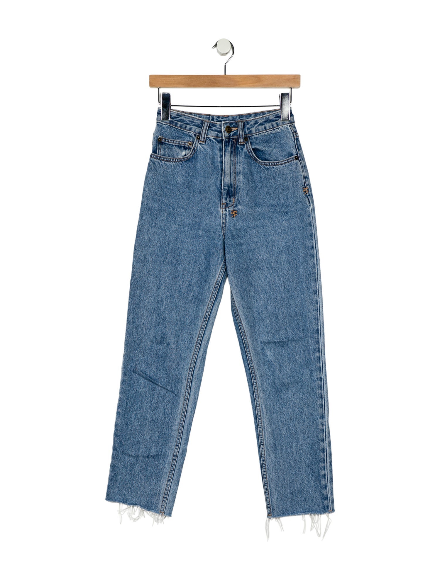Ksubi High-Rise Straight Leg Jeans