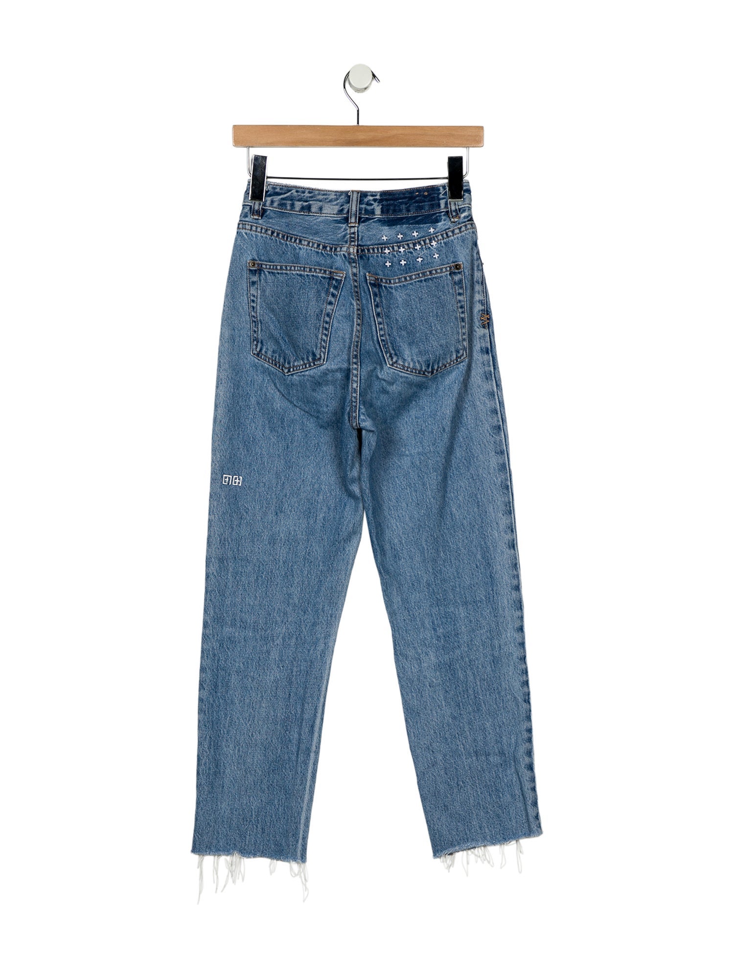 Ksubi High-Rise Straight Leg Jeans