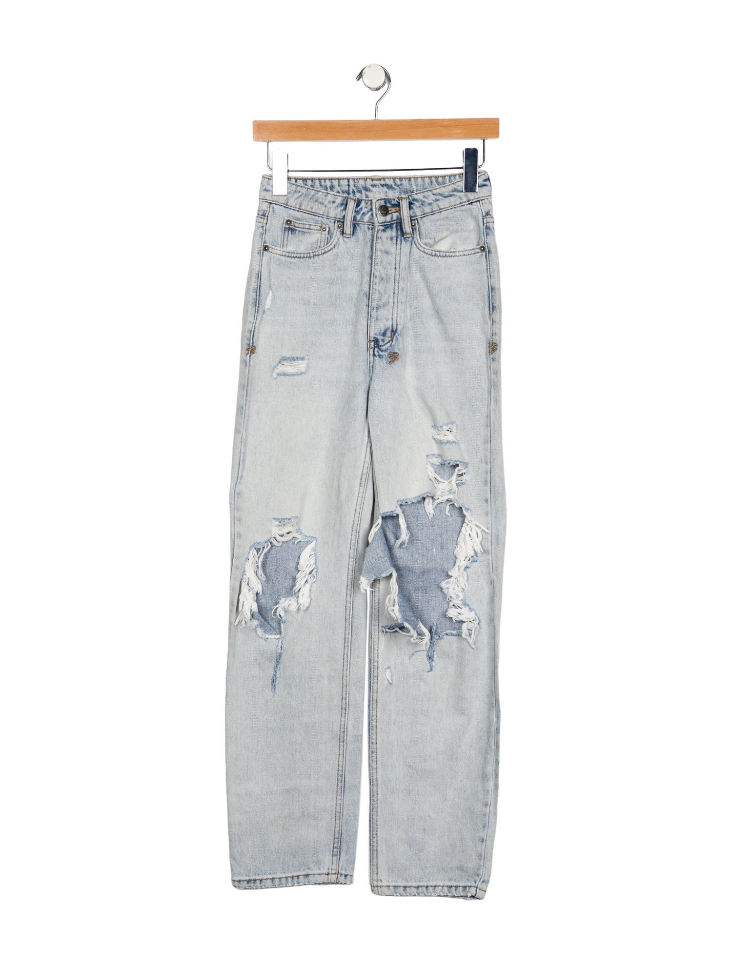 Ksubi High-Rise Straight Leg Jeans
