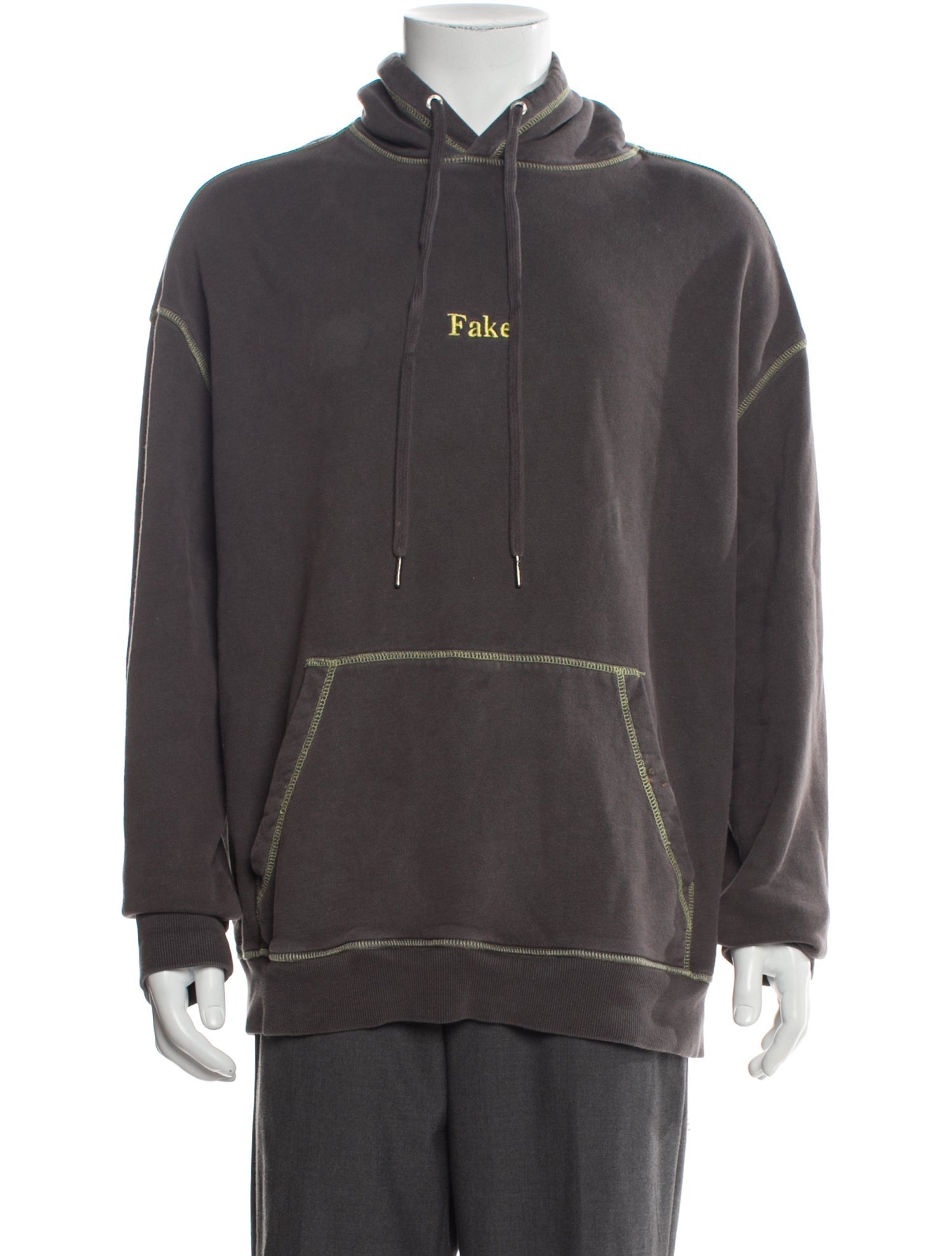 Ksubi Graphic Print Mock Neck Hoodie