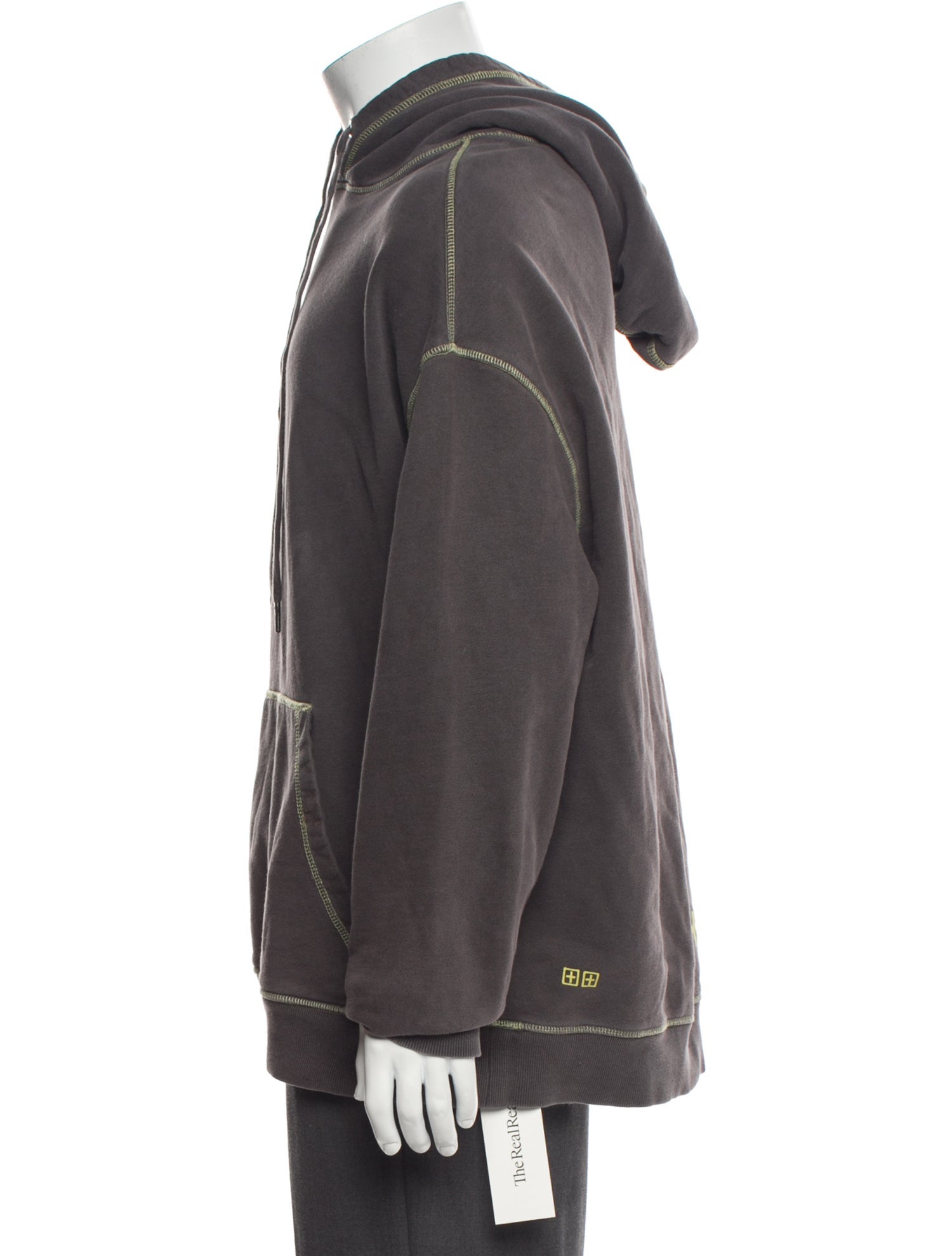 Ksubi Graphic Print Mock Neck Hoodie