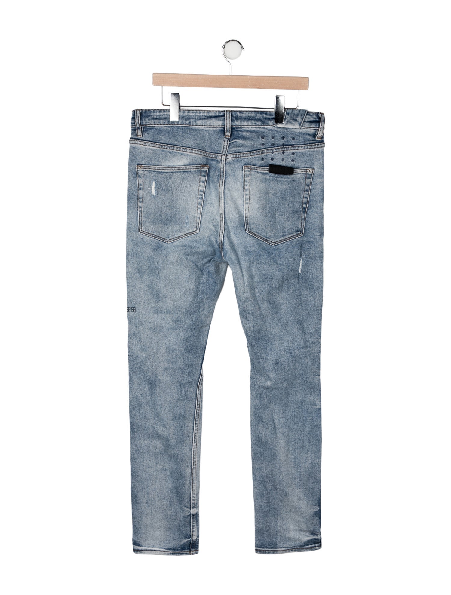 Ksubi Mid-Rise Straight Leg Jeans