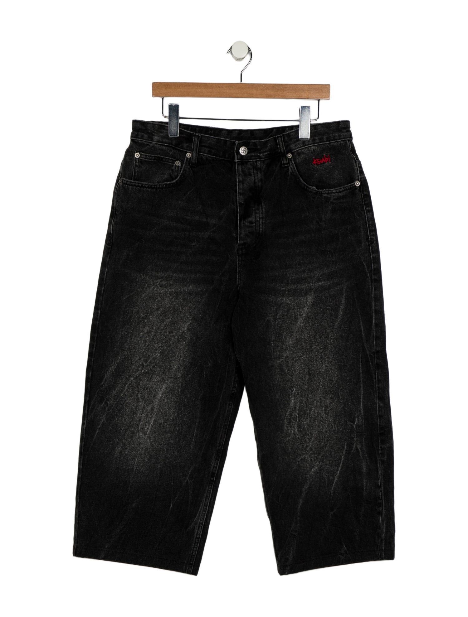 Ksubi High-Rise Wide Leg Jeans