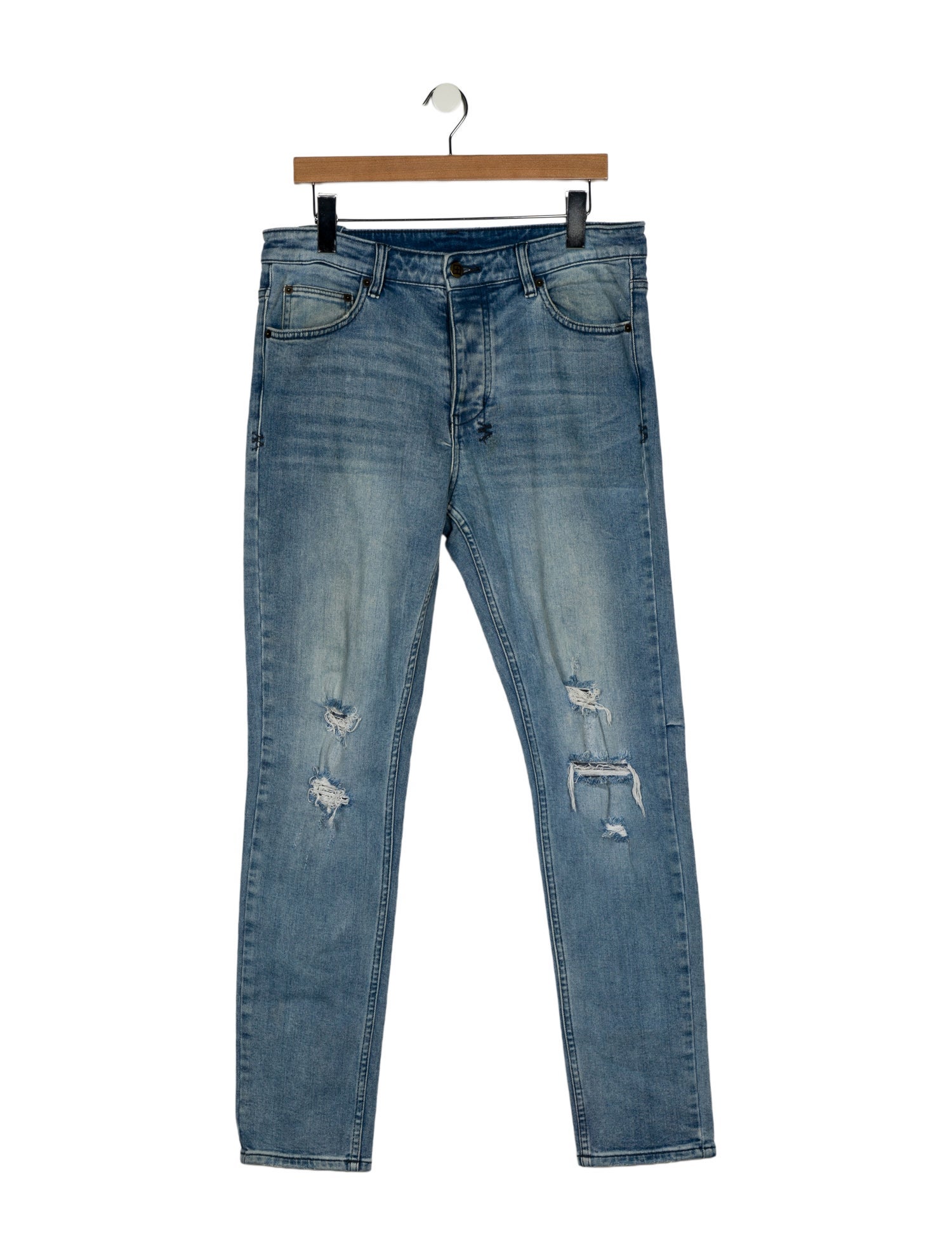 Ksubi High-Rise Straight Leg Jeans