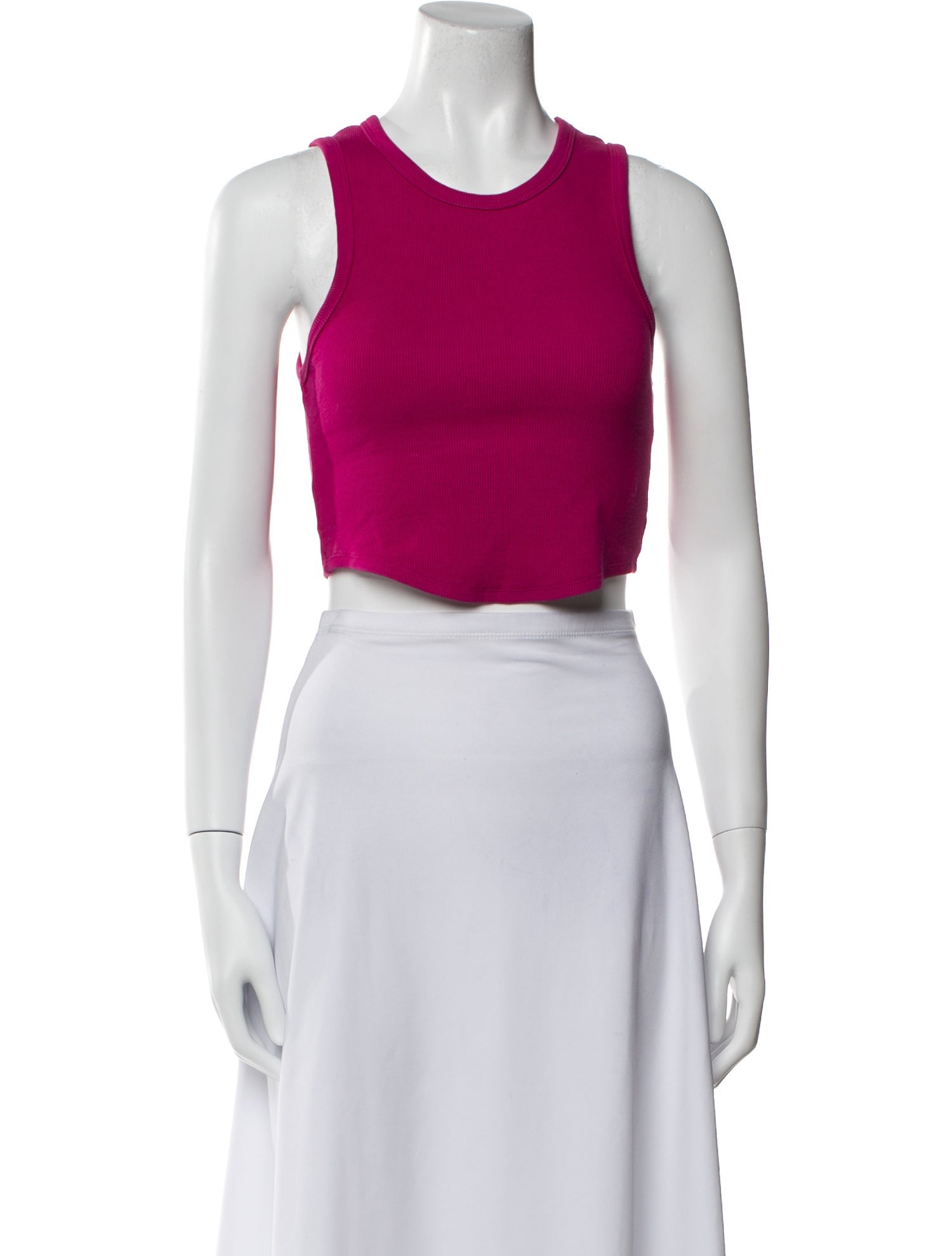 Ksubi Scoop Neck Sleeveless Crop Top