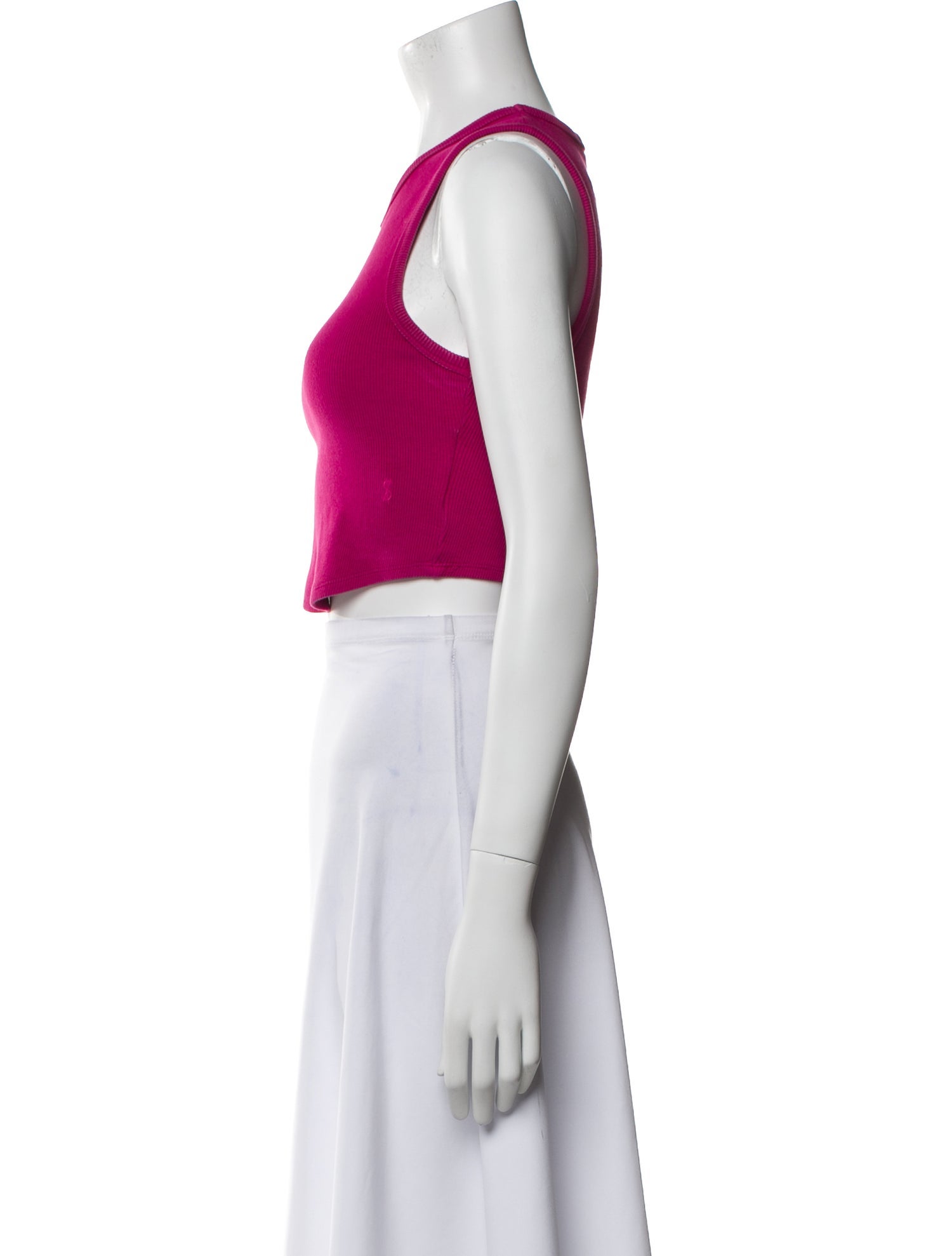 Ksubi Scoop Neck Sleeveless Crop Top