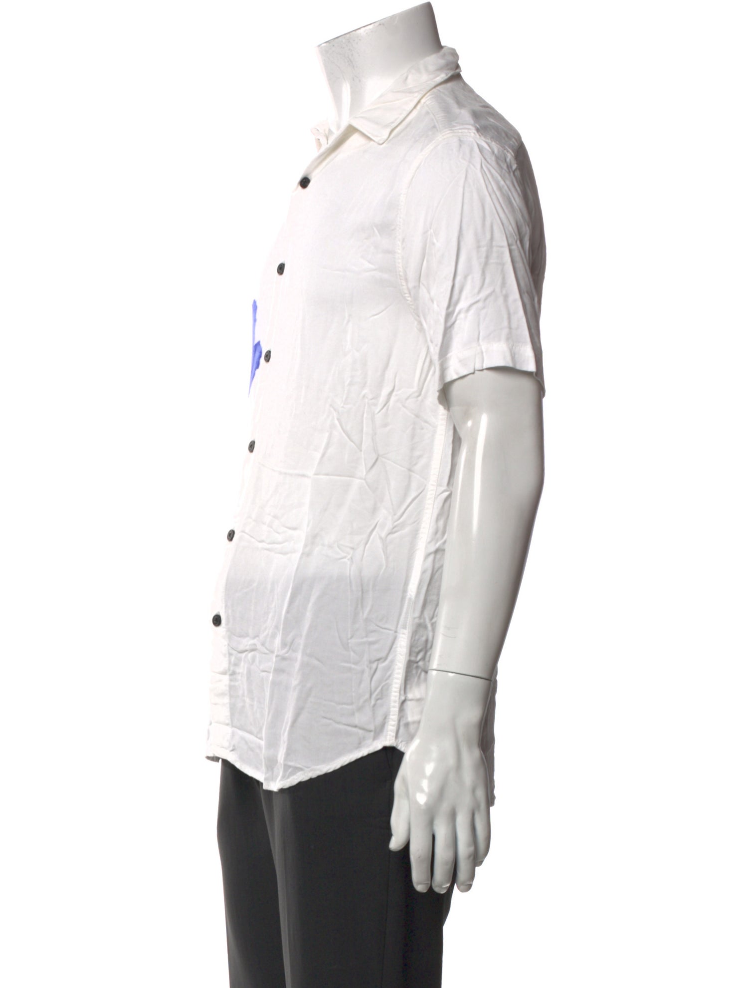 Ksubi Graphic Print Short Sleeve Dress Shirt