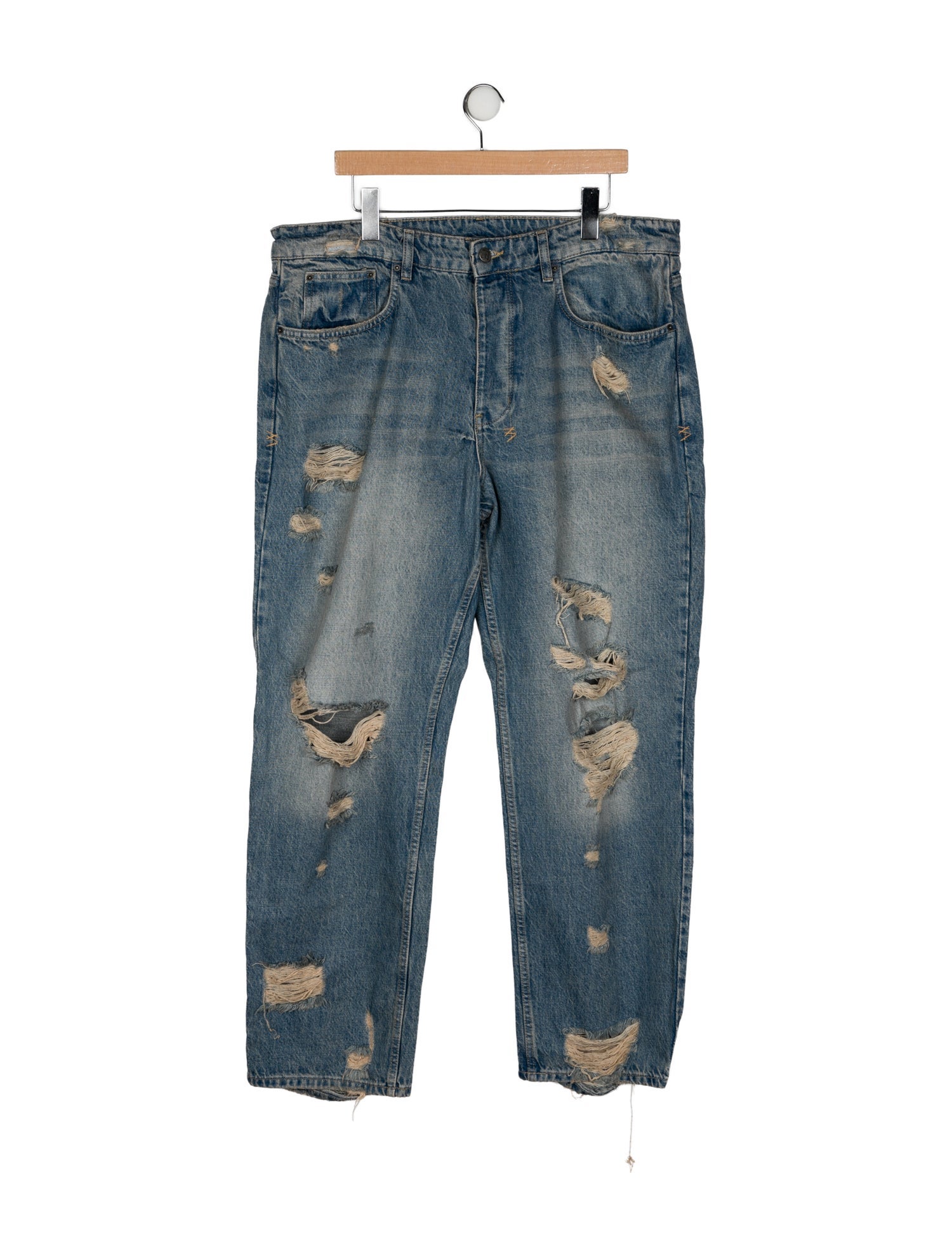 Ksubi High-Rise Wide Leg Jeans