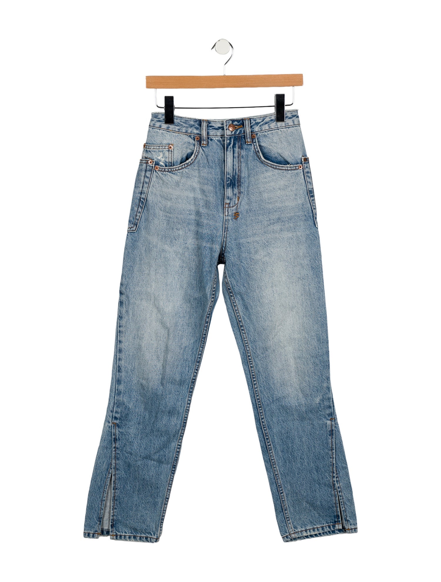 Ksubi High-Rise Straight Leg Jeans