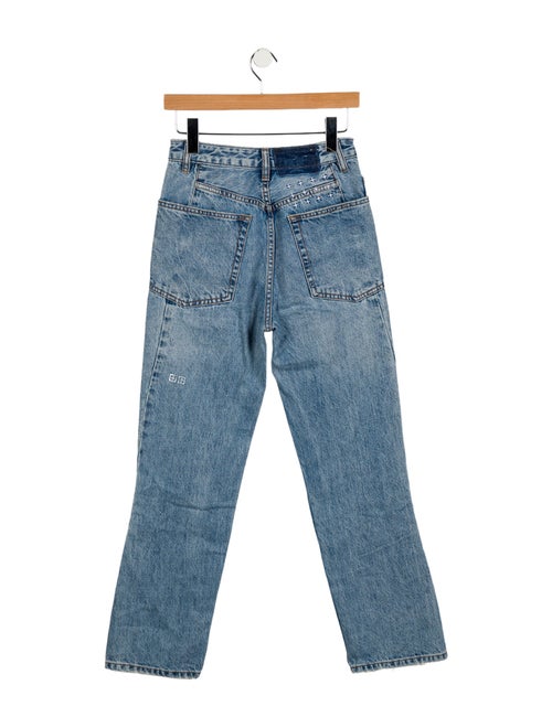 Ksubi High-Rise Straight Leg Jeans