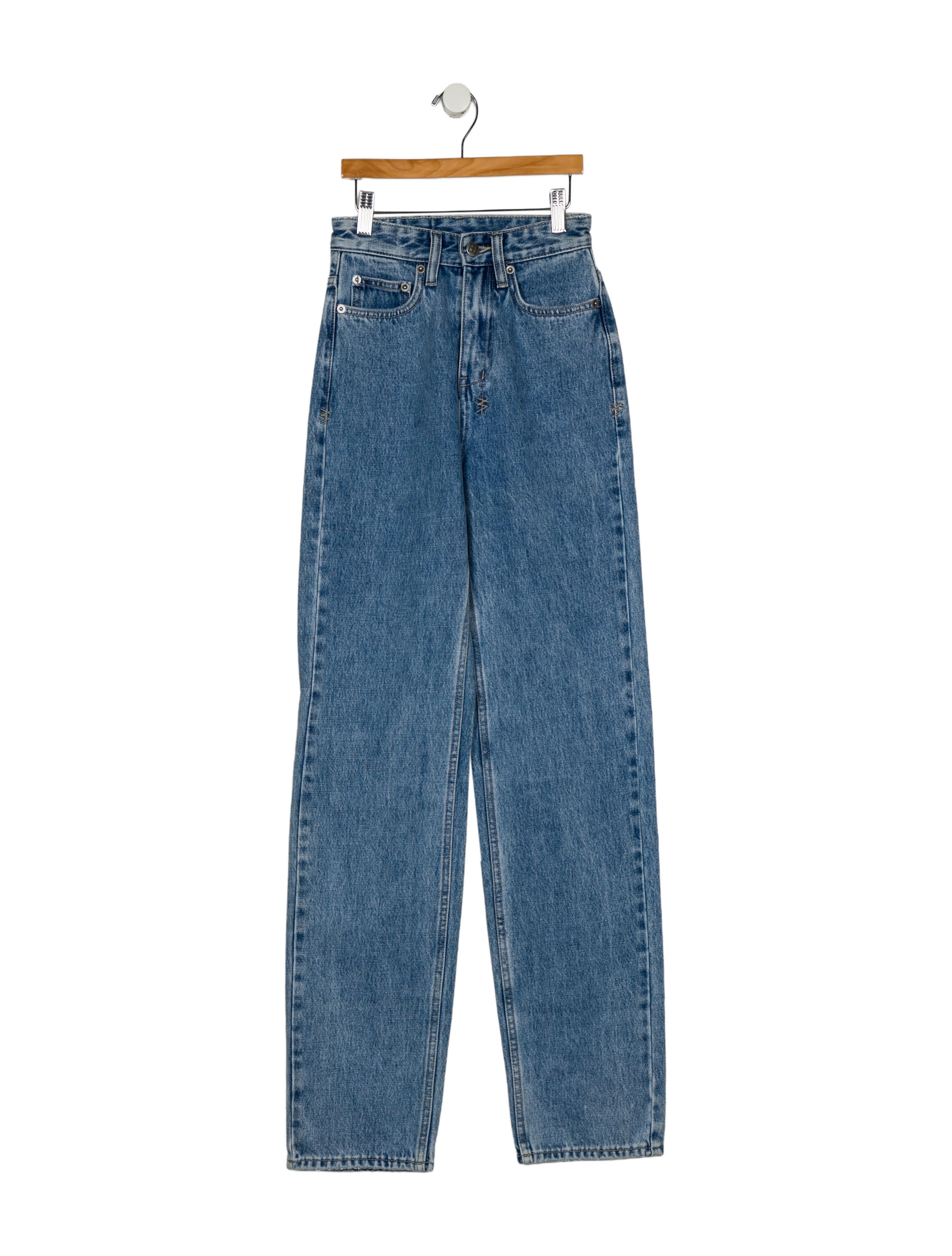 Ksubi High-Rise Straight Leg Jeans